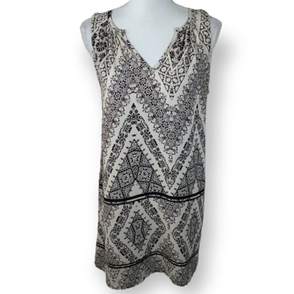 ONE CLOTHING CREAM & BLACK DRESS SZ.S EUC